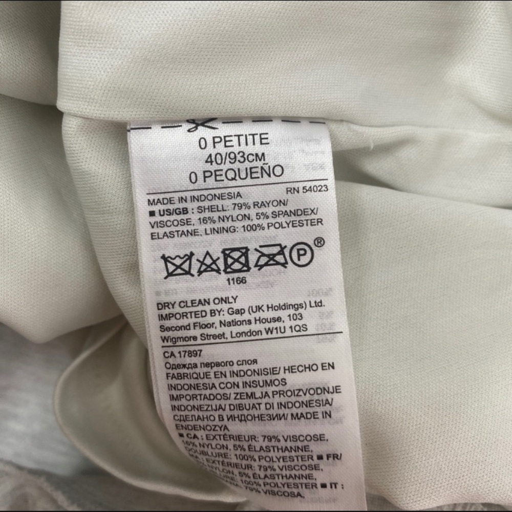 Banana Republic Light Heather Grey Cross Back Ponte Knit Dress - Picture 6 of 7